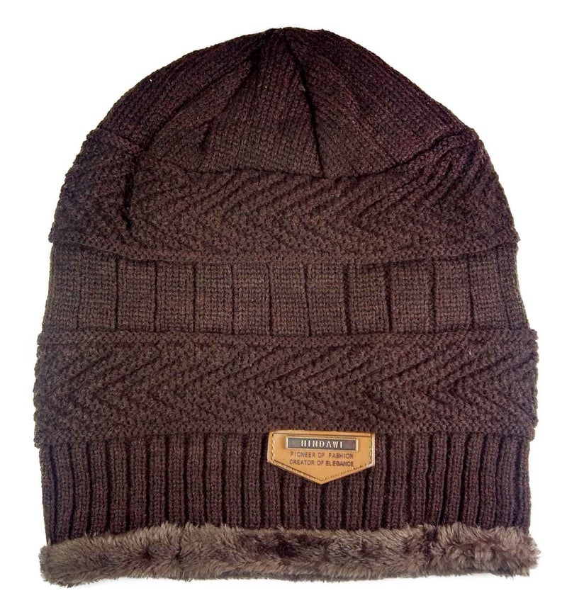 HINDAWI Slouchy Beanie for Women Men Winter Hat Knit Warm Snow Skull Cap Ski Knit Hats - Image 3